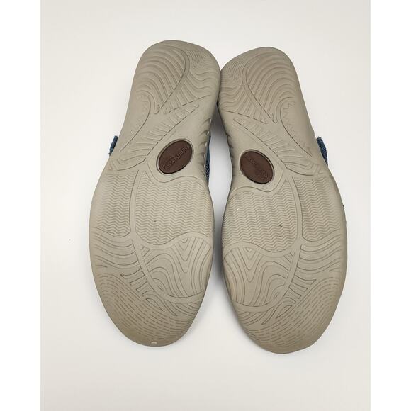 Earth Origins Campy Fisherman Sandals Suede Leather Color Blue Size 9.5M - Picture 9 of 9